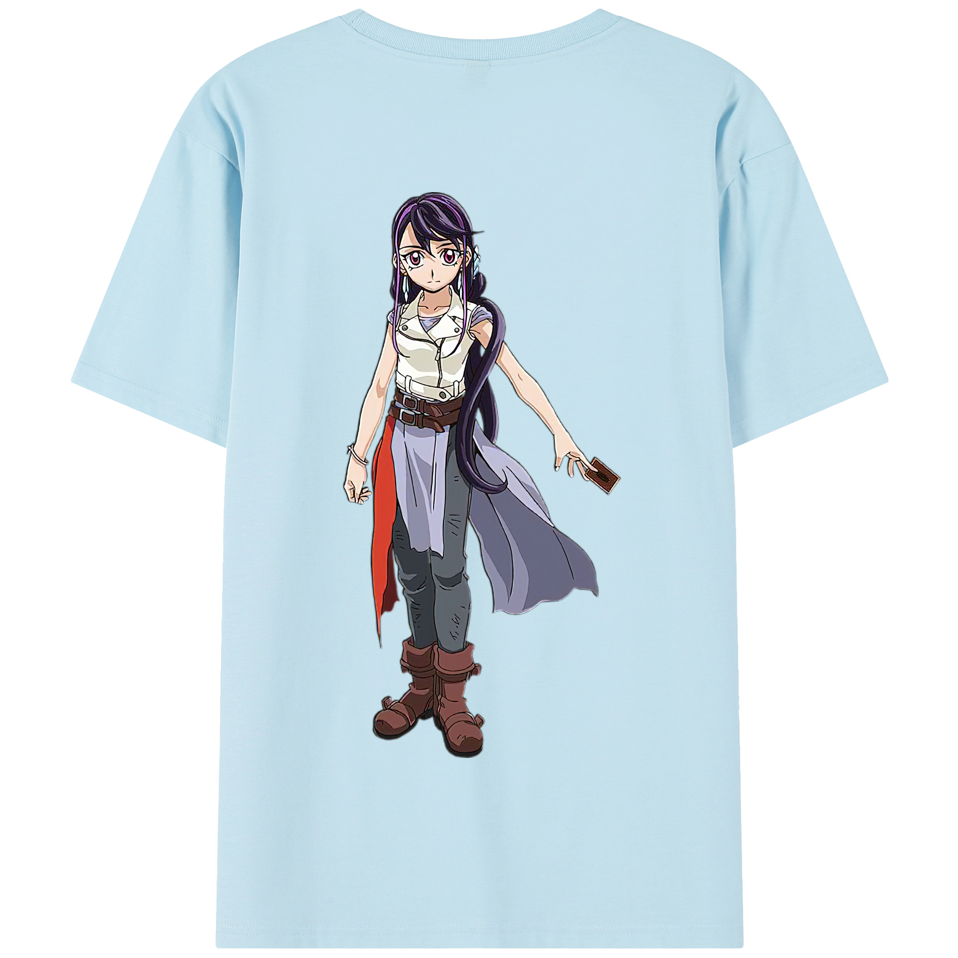 （画像用） 遊☆戯☆王 Yu-Gi-Oh! 綿100％半袖Tシャツ（背面プリント）
